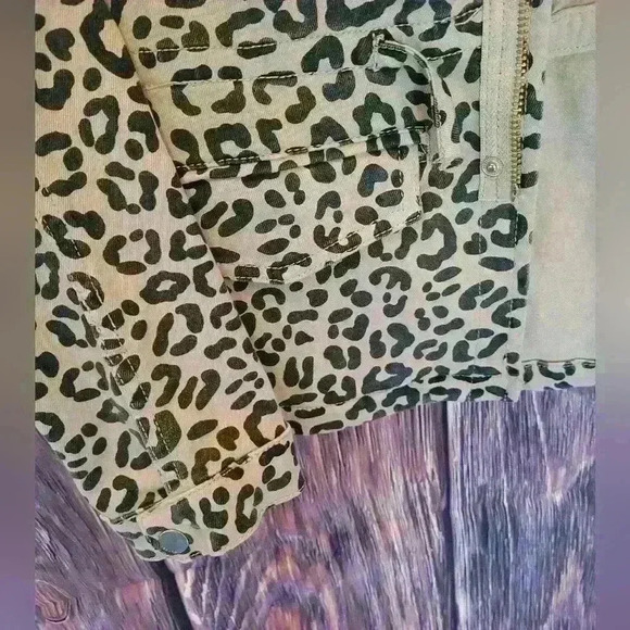 DL1961 cheetah print woman's coat sz L NWT - Picture 2 of 5